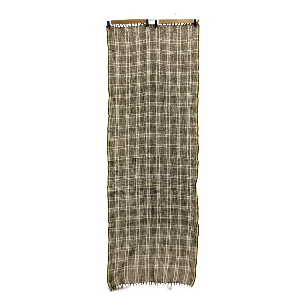 45r / フォーティファイブアール ロゴ フリンジ 大判 マフラー ストール