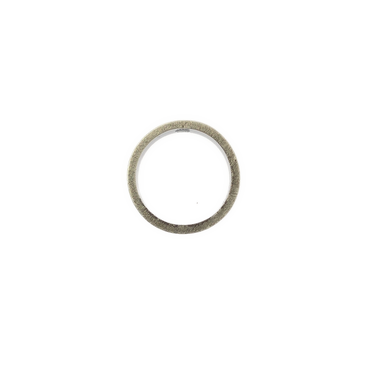 Maison Margiela / メゾンマルジェラ Engraved silver logo ring リング