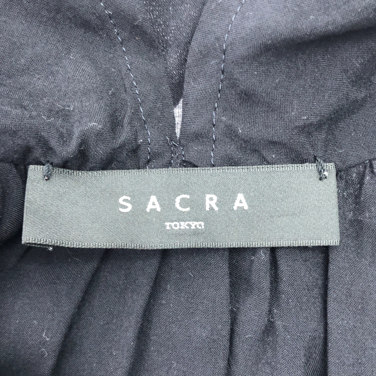 SACRA / サクラ ボウタイ ノースリーブ テンセル ブラウス