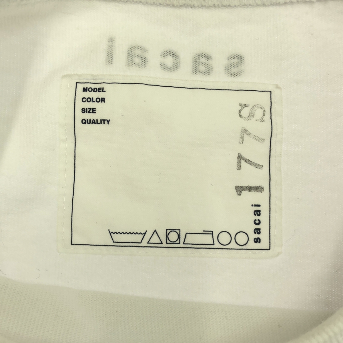 sacai / サカイ ロゴ クルーネック Tシャツ カットソー