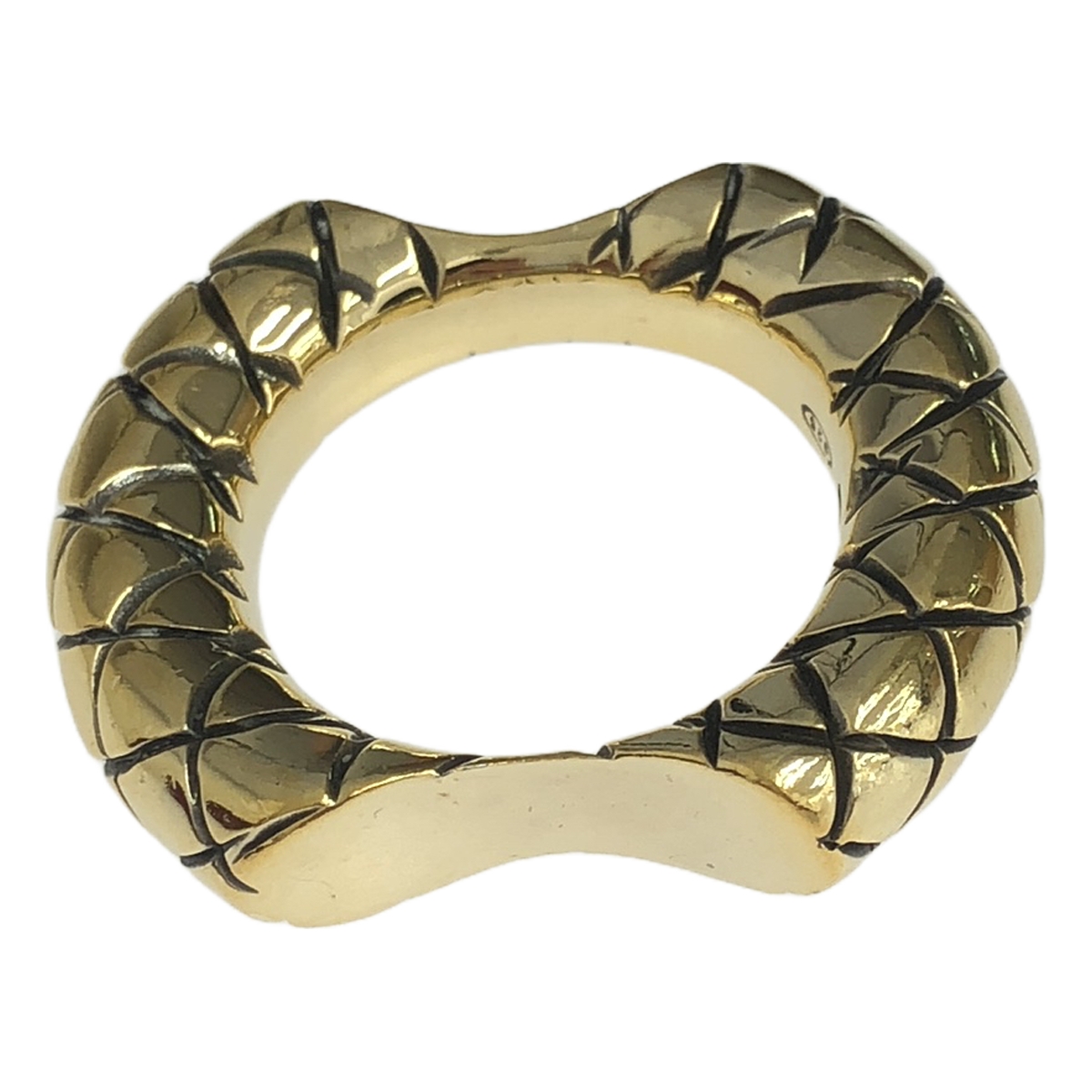 BOTTEGA VENETA / ボッテガヴェネタ 925 イントレチャート ダブルカットリング