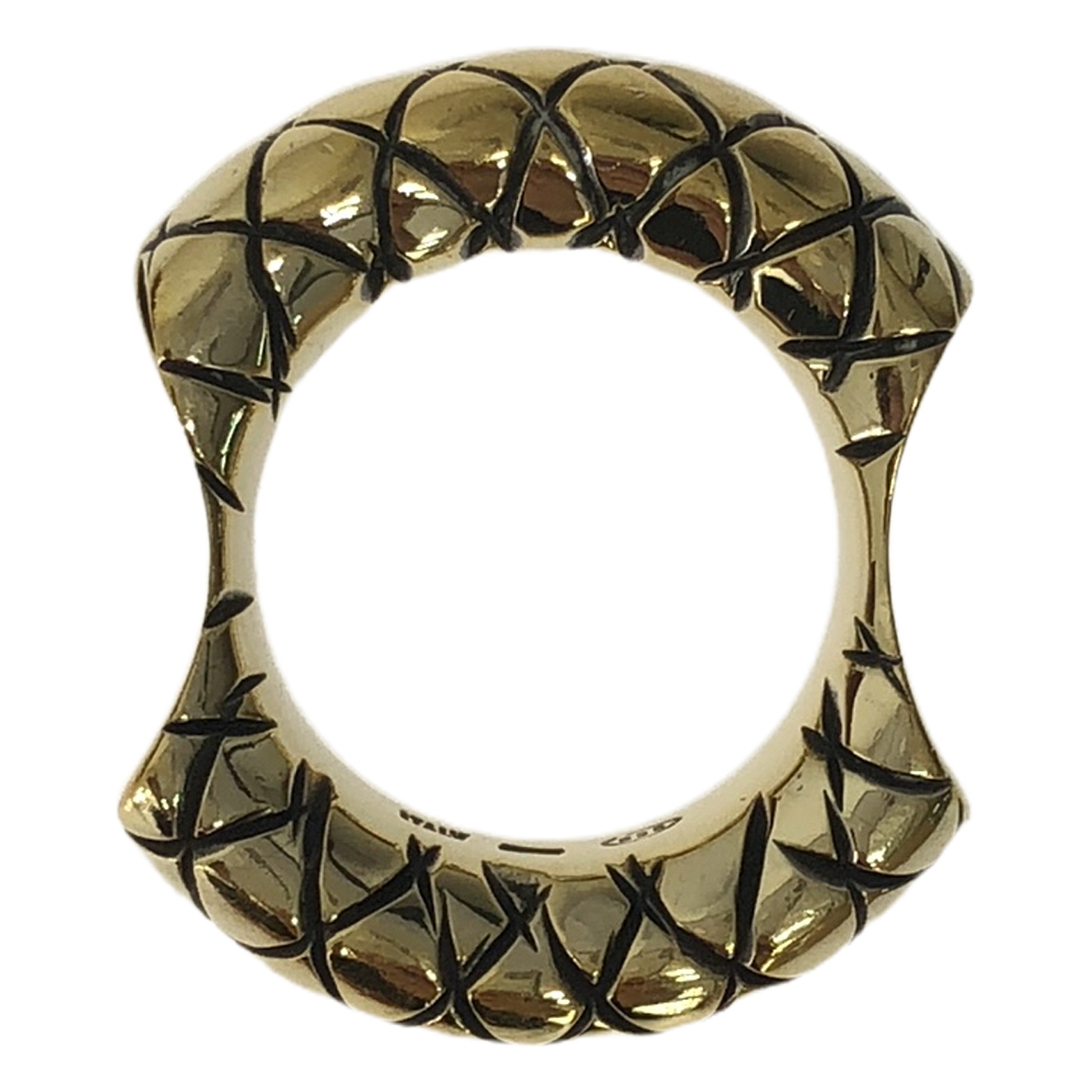 BOTTEGA VENETA / ボッテガヴェネタ 925 イントレチャート ダブルカットリング