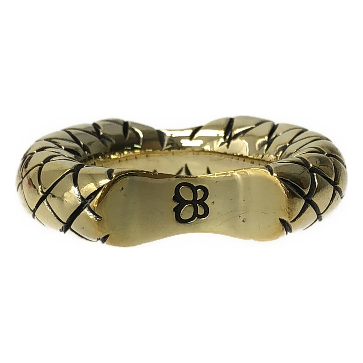 BOTTEGA VENETA / ボッテガヴェネタ 925 イントレチャート ダブルカットリング