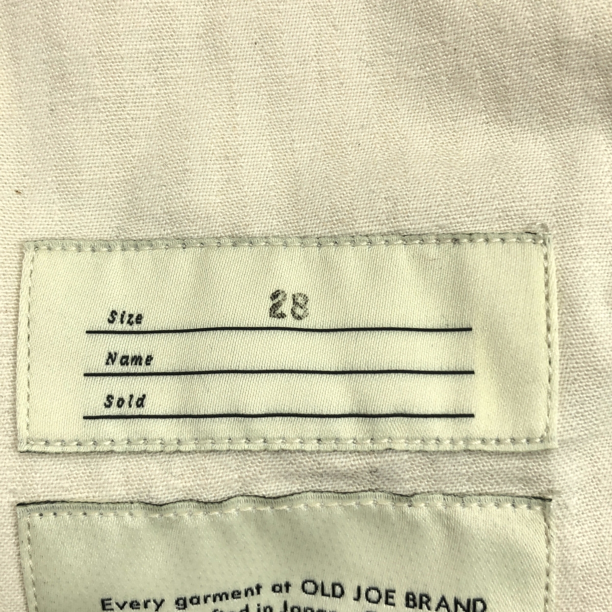 OLD JOE BRAND / オールドジョー ウール ストライプ スラックス