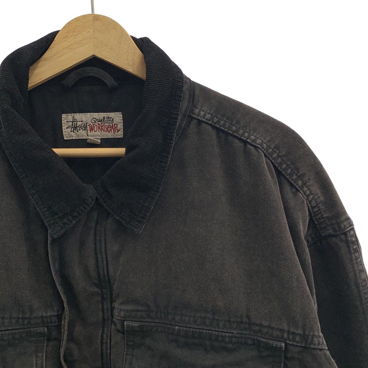STUSSY / ステューシー WASHED CANVAS SHOP JACKET ショップ ジャケット