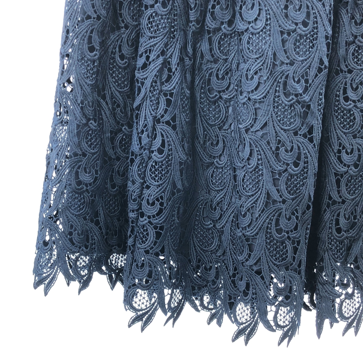 CELFORD / セルフォード レース ウエスト切替 デザイン ドレス ワンピース