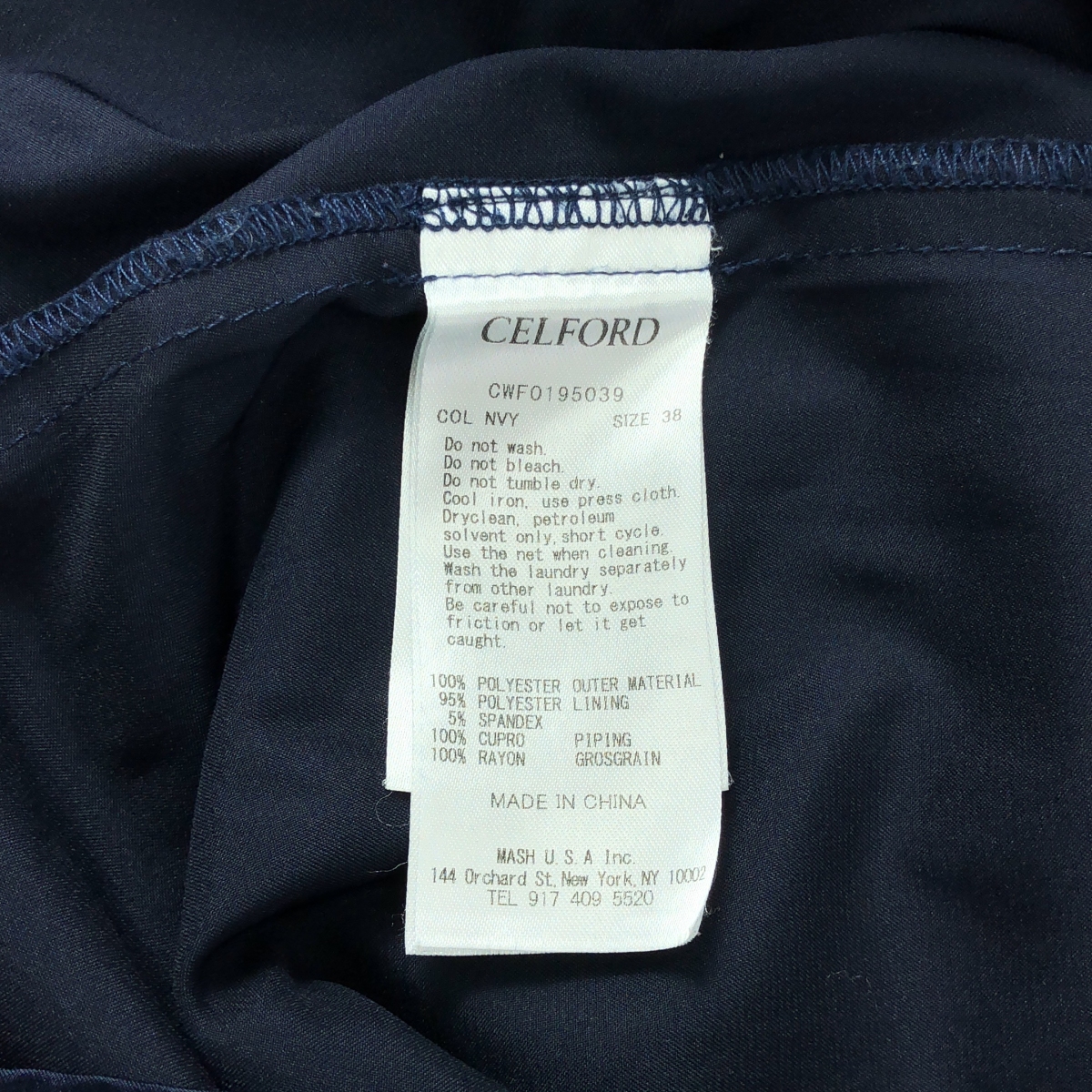 CELFORD / セルフォード レース ウエスト切替 デザイン ドレス ワンピース