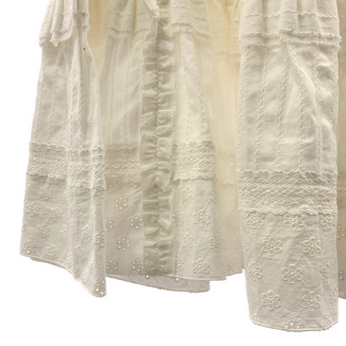 その他 Cotton Lace Maxi Skirt コットン レース マキシ イージースカート