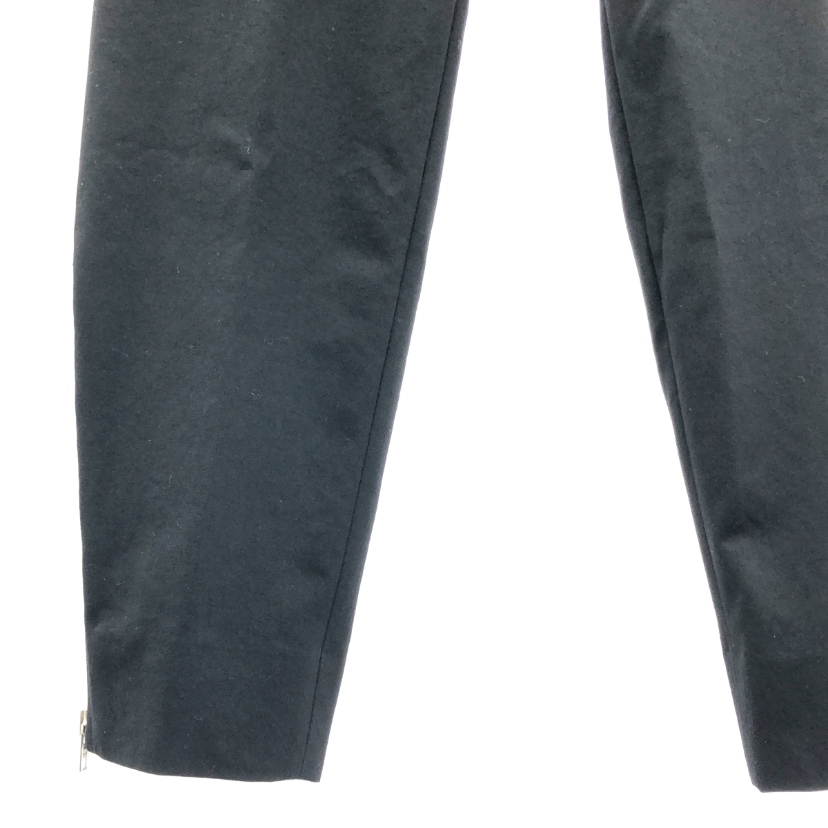 COMME des GARCONS HOMME DEUX / コムデギャルソンオムドゥ ウールギャバ 裾ジップ テーパード パンツ