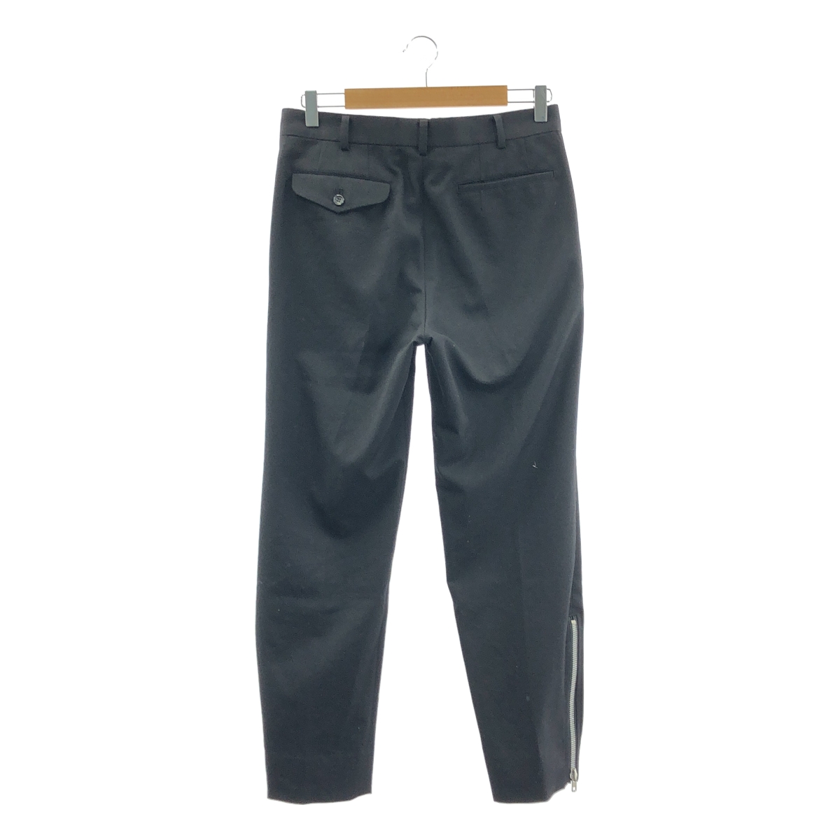 COMME des GARCONS HOMME DEUX / コムデギャルソンオムドゥ ウールギャバ 裾ジップ テーパード パンツ