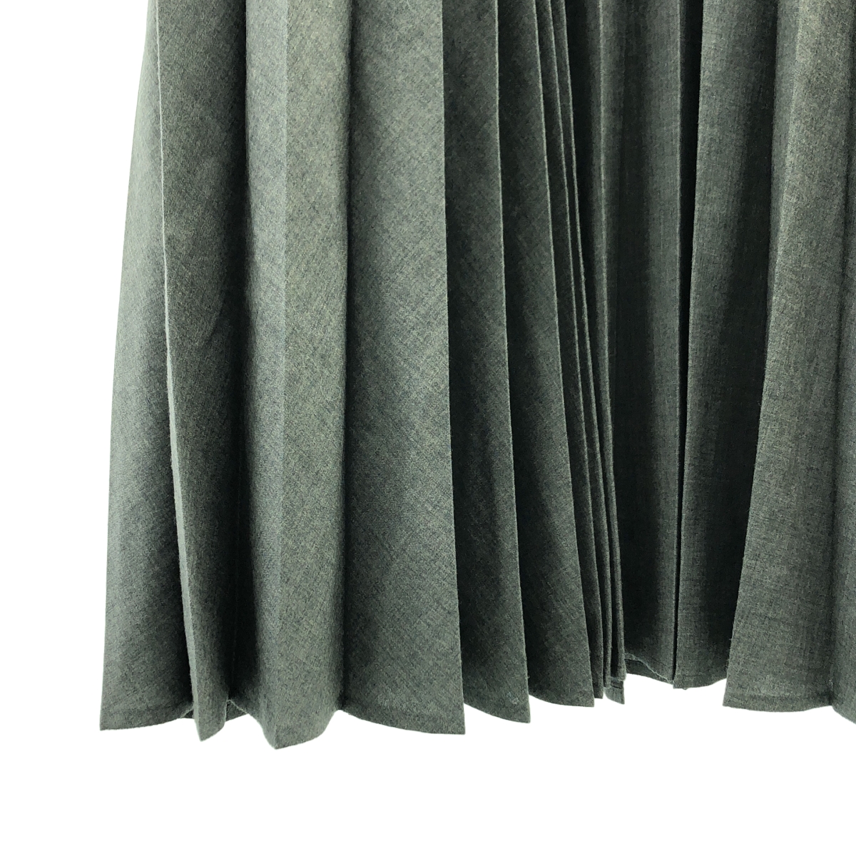 MARGARET HOWELL / マーガレットハウエル FOX BROTHERS社製 SUMMER WOOL プリーツ ワンピース