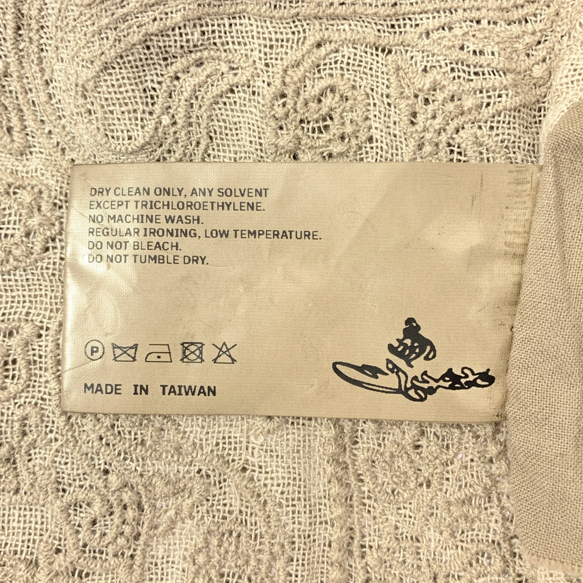 その他 エンブロイダリー メタルボタン オープンカラー シャツ