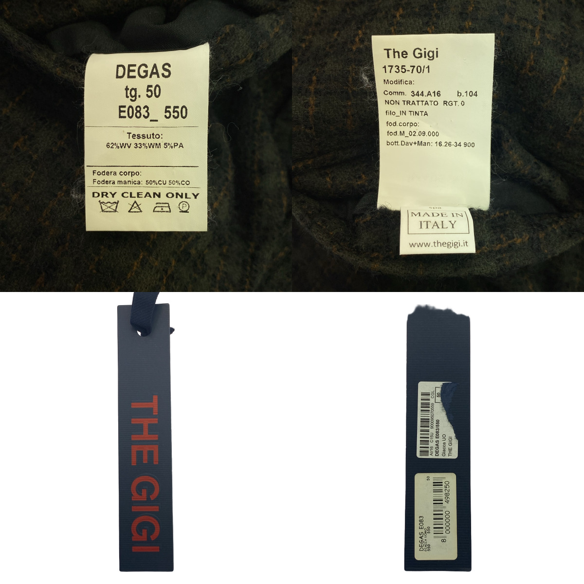 THE GIGI / ザ・ジジ ツイード テーラード ジャケット