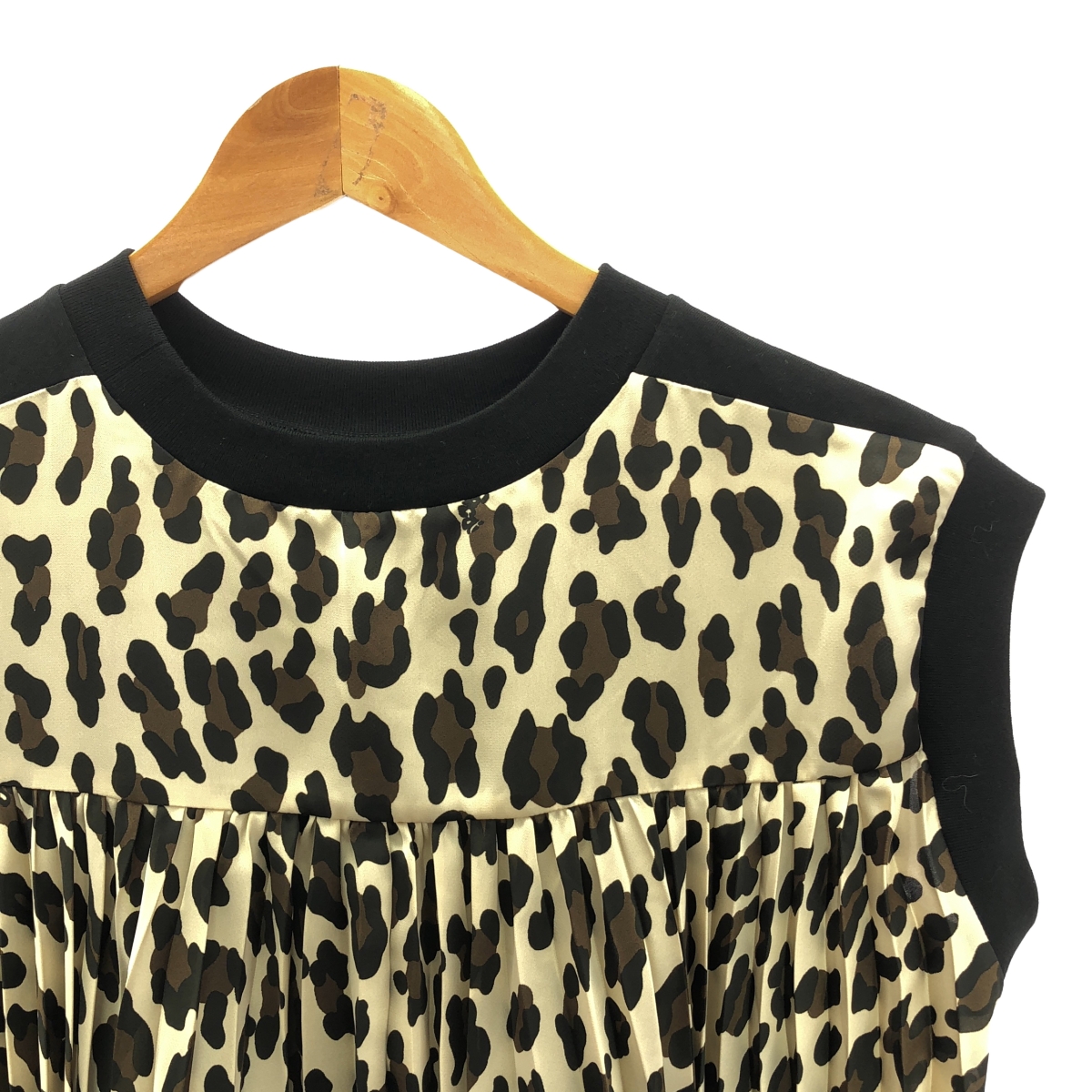 sacai / サカイ Leopard Print x Cotton Jersey T-Shirt レオパード クルーネック トップス