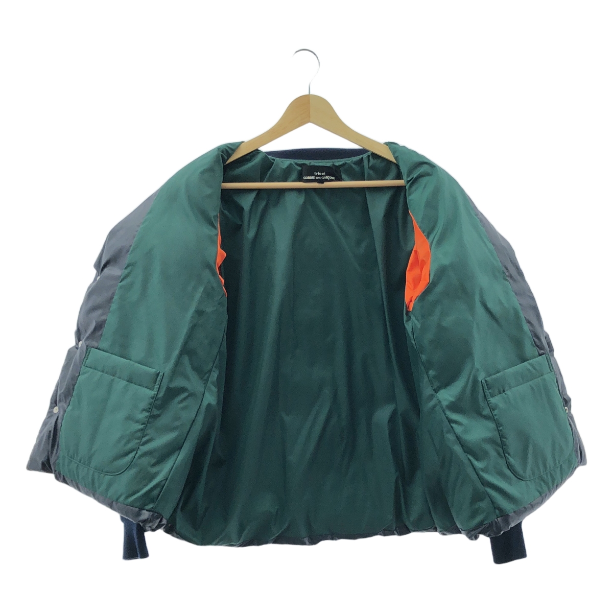 tricot COMME des GARCONS / トリココムデギャルソン リブ ダウンジャケット ブルゾン