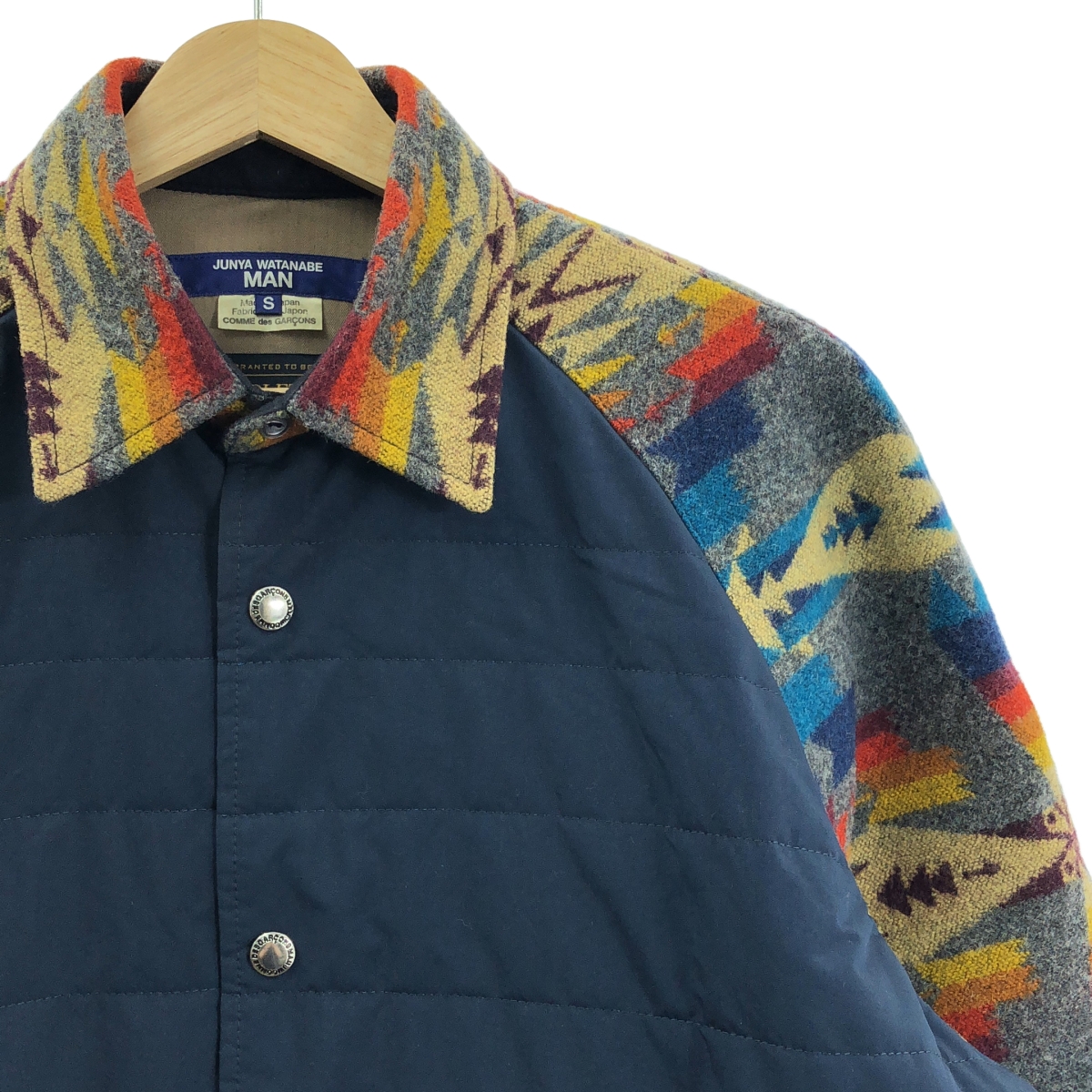 JUNYA WATANABE MAN / ジュンヤワタナベマン ×PENDLETON ペンドルトン / ネイティブ柄 中綿 シャツブルゾン