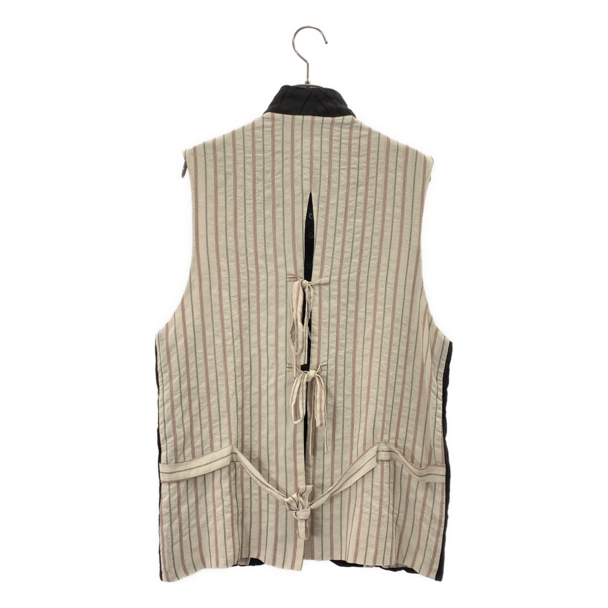 ARCHIVIO J.M.Ribot / アルキビオジェイエムリボット リネン ストライプ ジレ ベスト