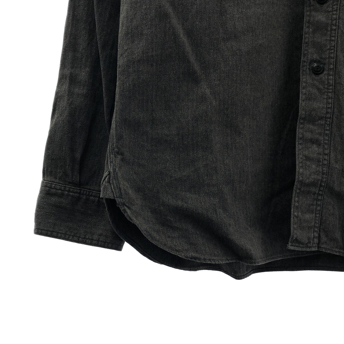 その他 TRIPLE STITCH SHIRTS / LINEN COTTON HERRINGBONE OVERDYE AGED / ワークシャツ