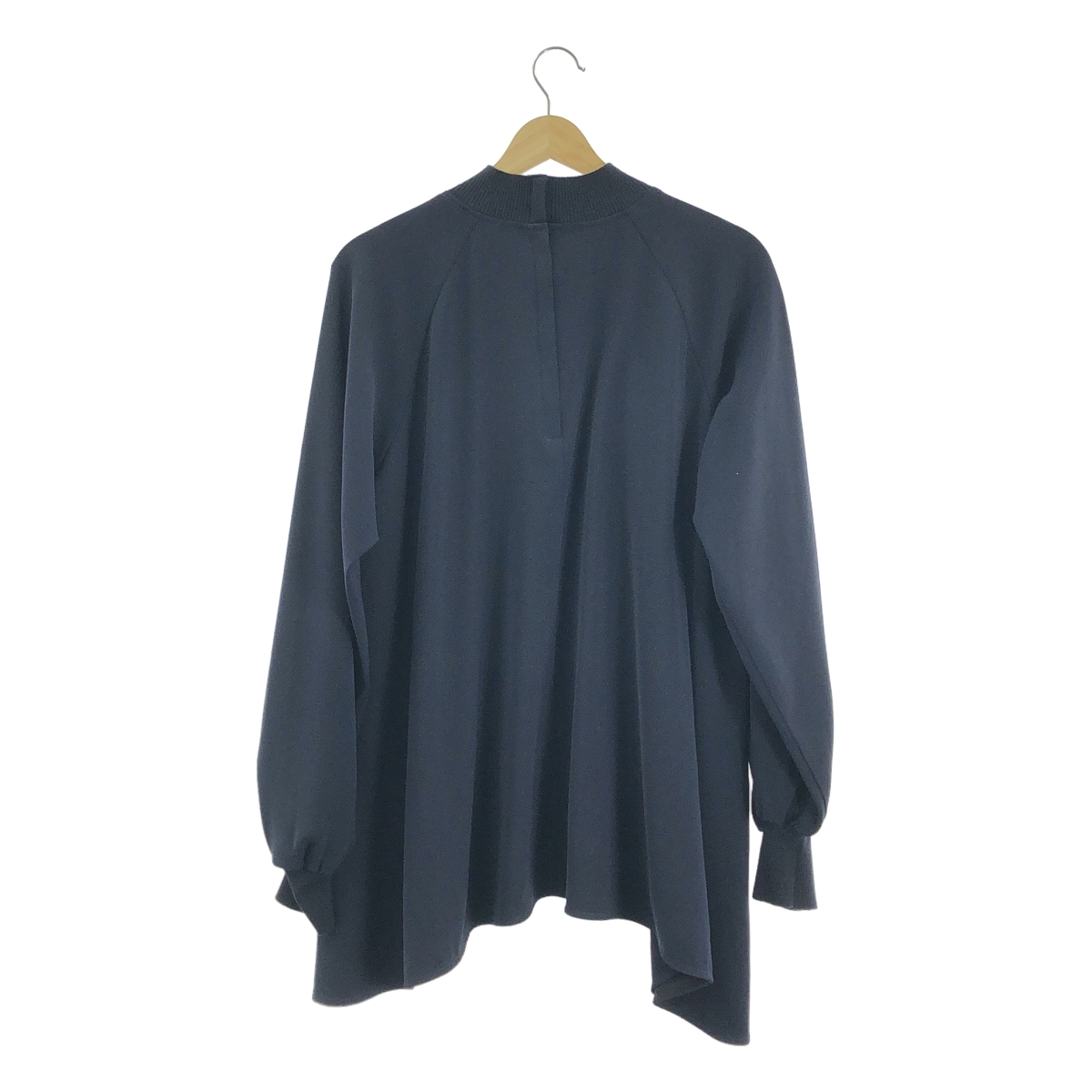 ENFOLD / エンフォルド ダブルクロス ハイネック ブラウス