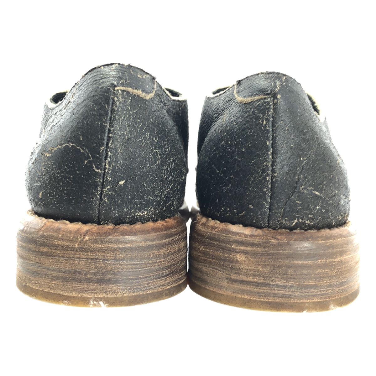 visvim / ビズビム HAMMOND-FOLK ハモンド クラックレザー シューズ