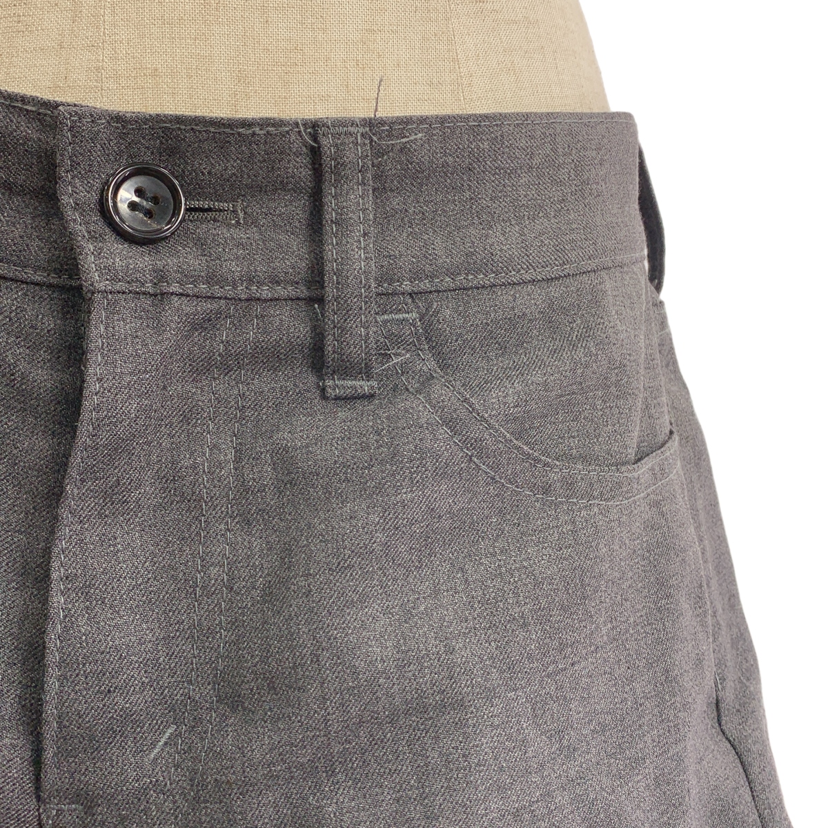 JUNYA WATANABE COMME des GARCONS / ジュンヤワタナベ ウール カットオフ フリル ミニ スカート