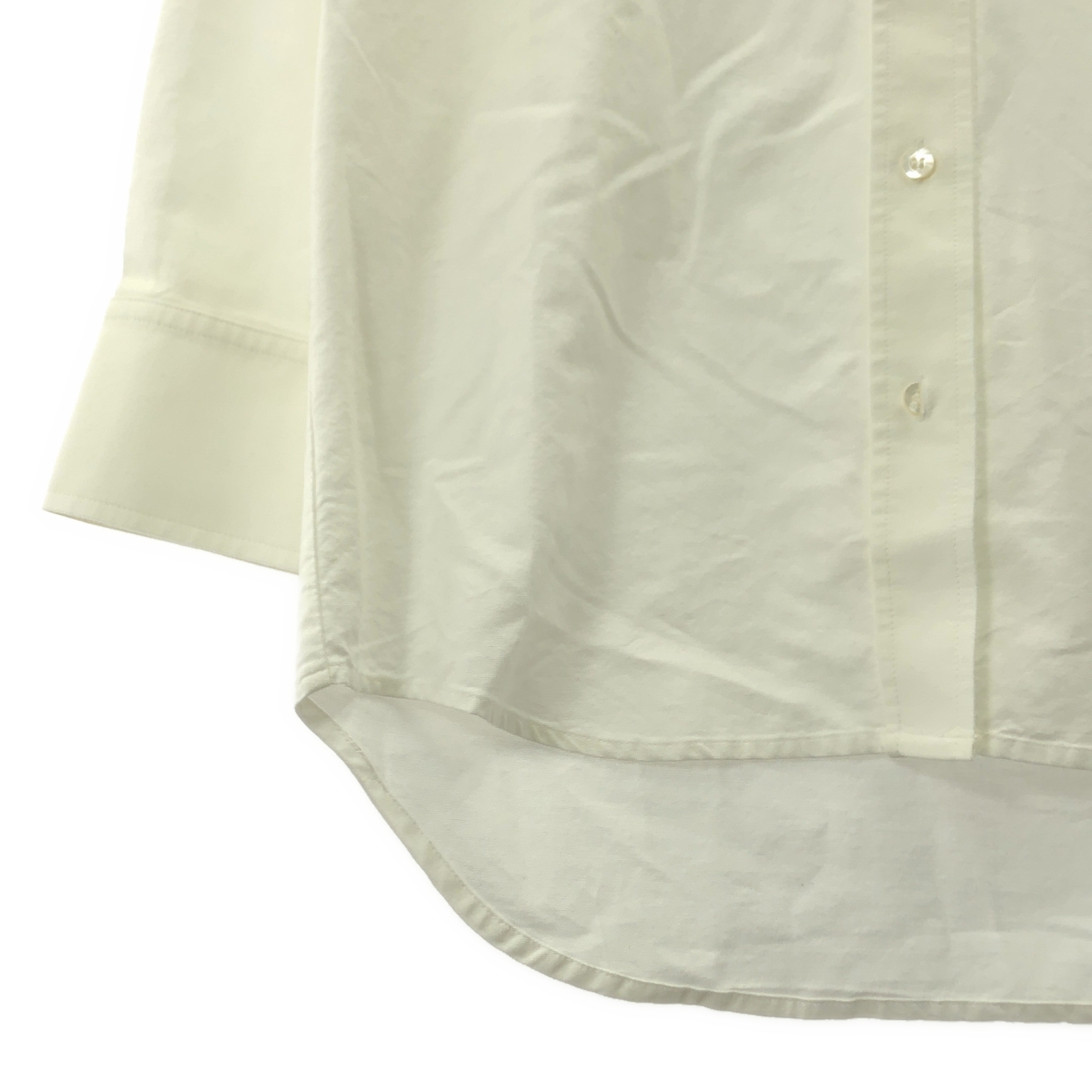 SEVEN TEN by MIHO KAWAHITO / セブンテンバイミホカワヒト 刺しゅうポケット コットン オックスフォード シャツ