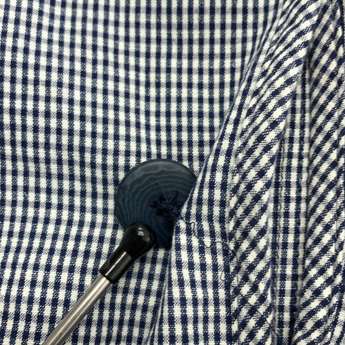 BOGLIOLI / ボリオリ T.SUZUKI / 鈴木卓爾コラボ コットン リネン ギンガムチェック 2B テーラードジャケット