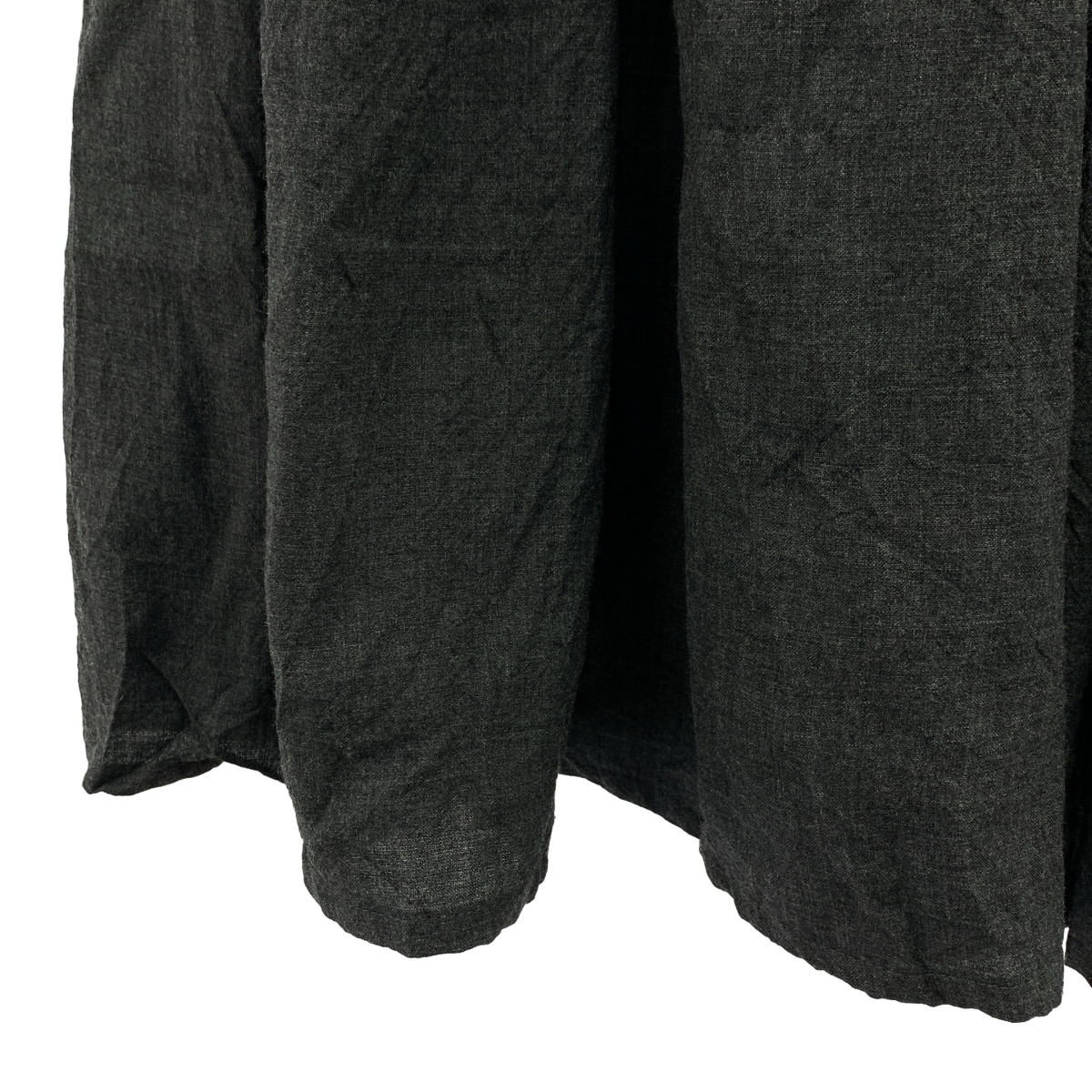 Paul Harnden / ポールハーデン ウール カシミヤ タック ギャザー スカート