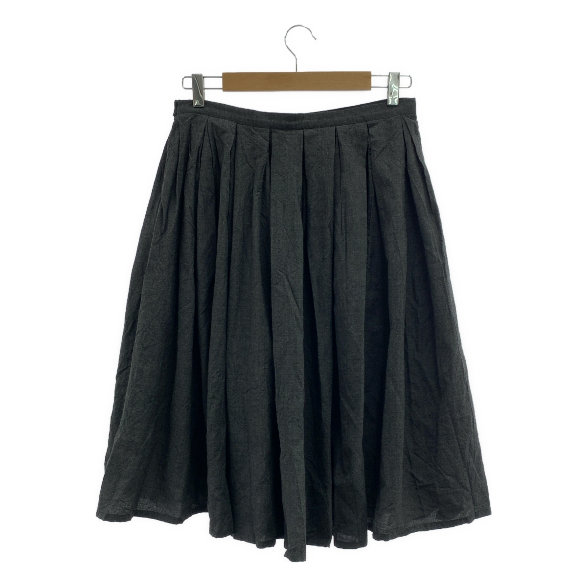 Paul Harnden / ポールハーデン ウール カシミヤ タック ギャザー スカート