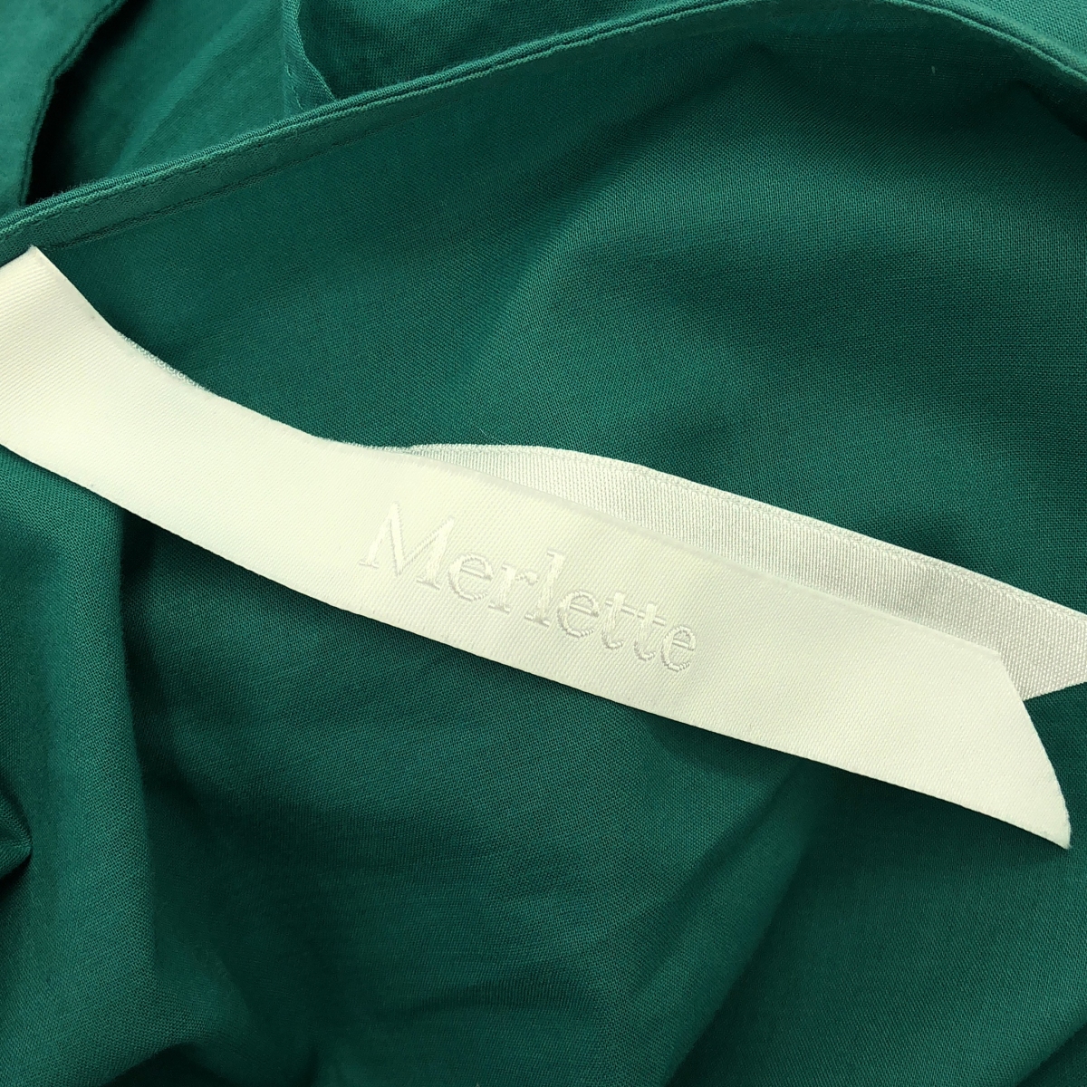 MERLETTE / マーレット コットン カシュクール フレア ワンピース