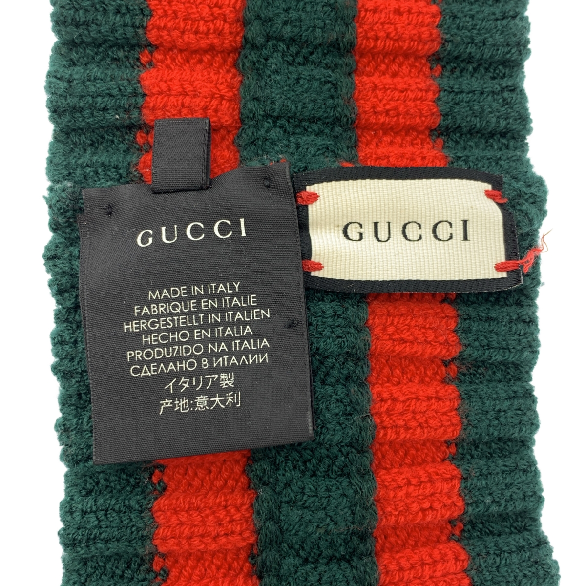 GUCCI / グッチ シェリーライン クロス ニット ヘッドバンド / ユニセックス
