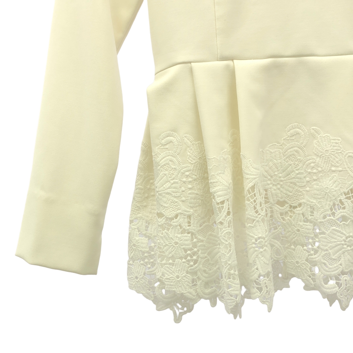 JENNE / ジェンヌ ペプラムレース ブラウス