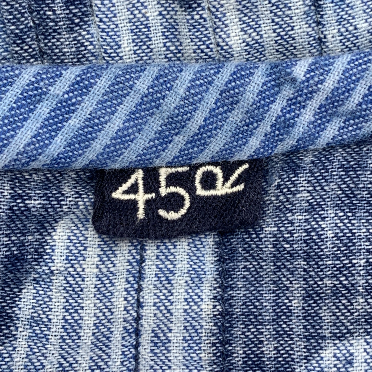 45r / フォーティファイブアール ヒッコリー風呂敷のプリントブラウス