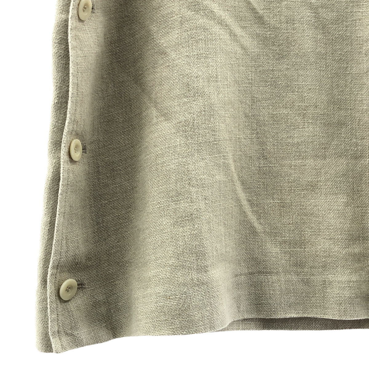 HYKE / ハイク linen long vest / リネン ロングベスト / 総裏地