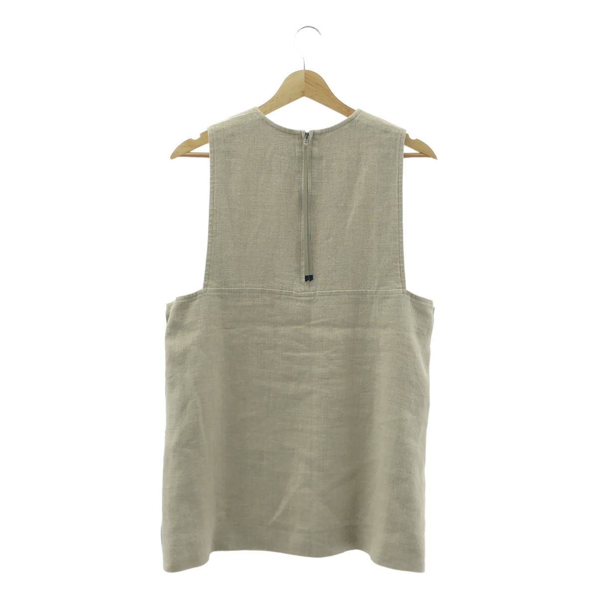 HYKE / ハイク linen long vest / リネン ロングベスト / 総裏地