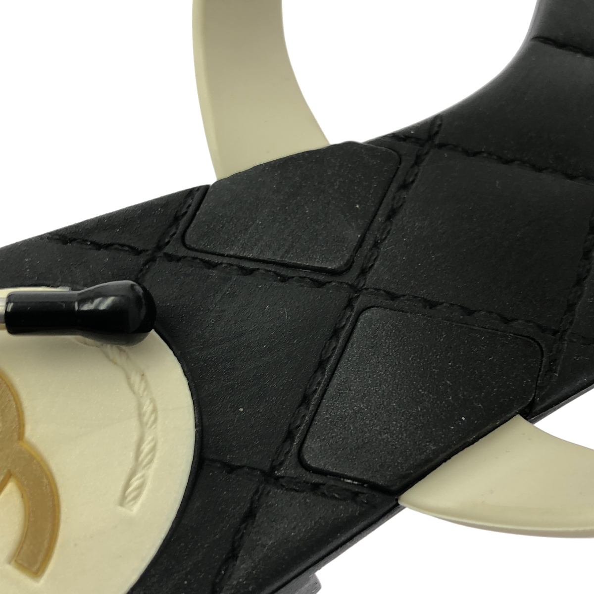 CHANEL / シャネル カメリア ラバー フラットサンダル