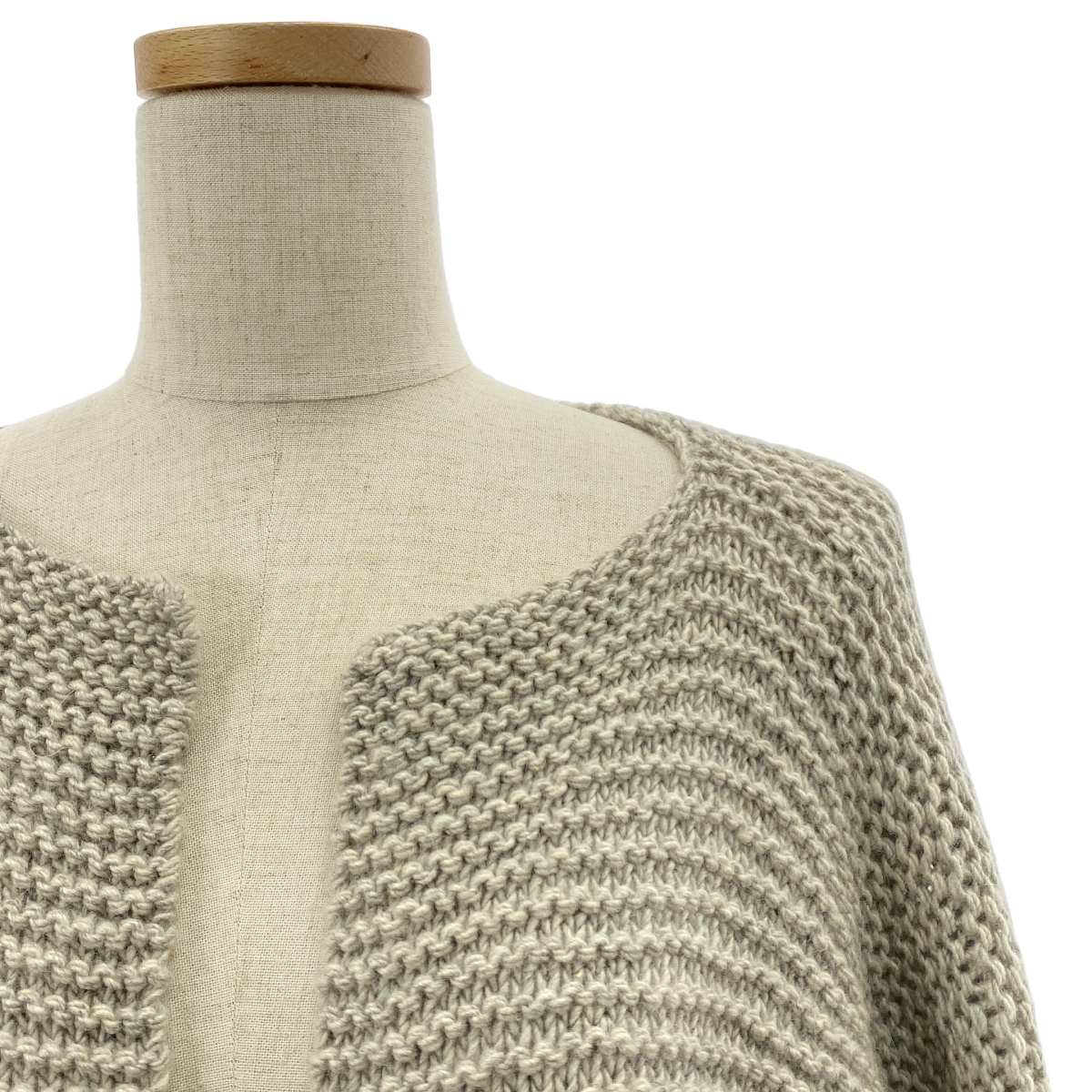 DANIELA GREGIS / ダニエラグレジス cashmere 100％ / カシミヤ ボタンレス ニット カーディガン