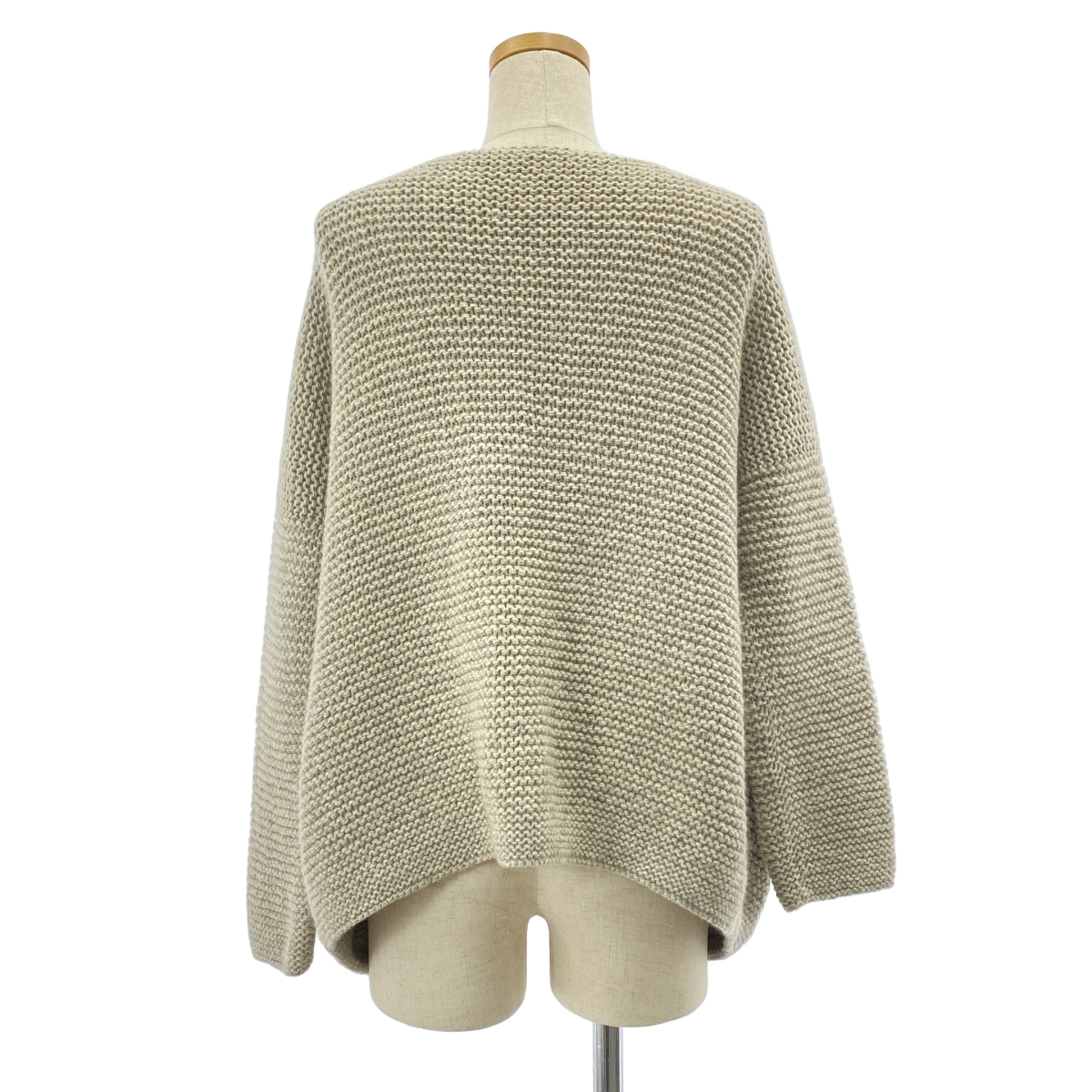 DANIELA GREGIS / ダニエラグレジス cashmere 100％ / カシミヤ ボタンレス ニット カーディガン