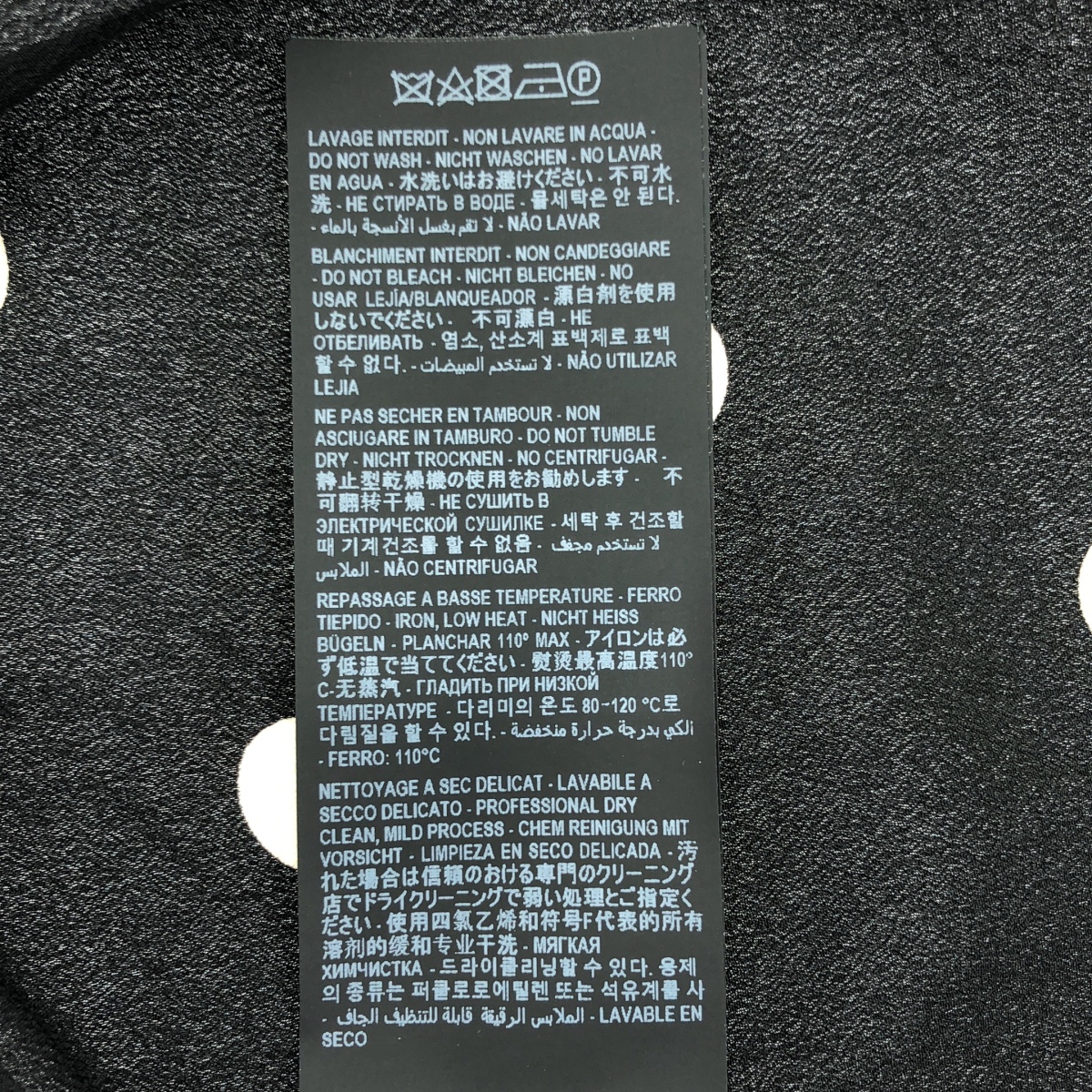 SAINT LAURENT PARIS / サンローランパリ silk 100％ / シルク ポルカドット レギュラーカラーシャツ