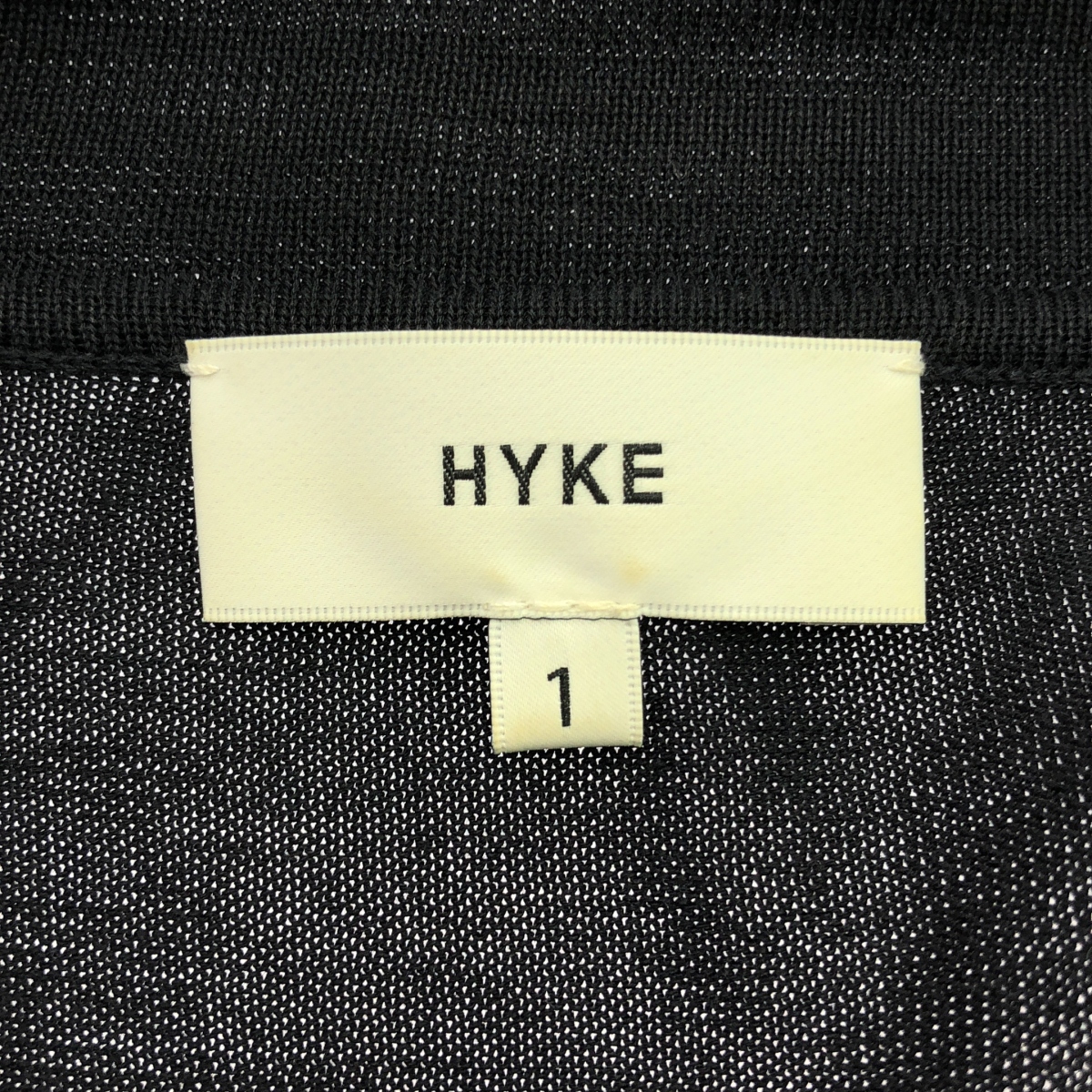 HYKE / ハイク コットンニット ロング カーディガン