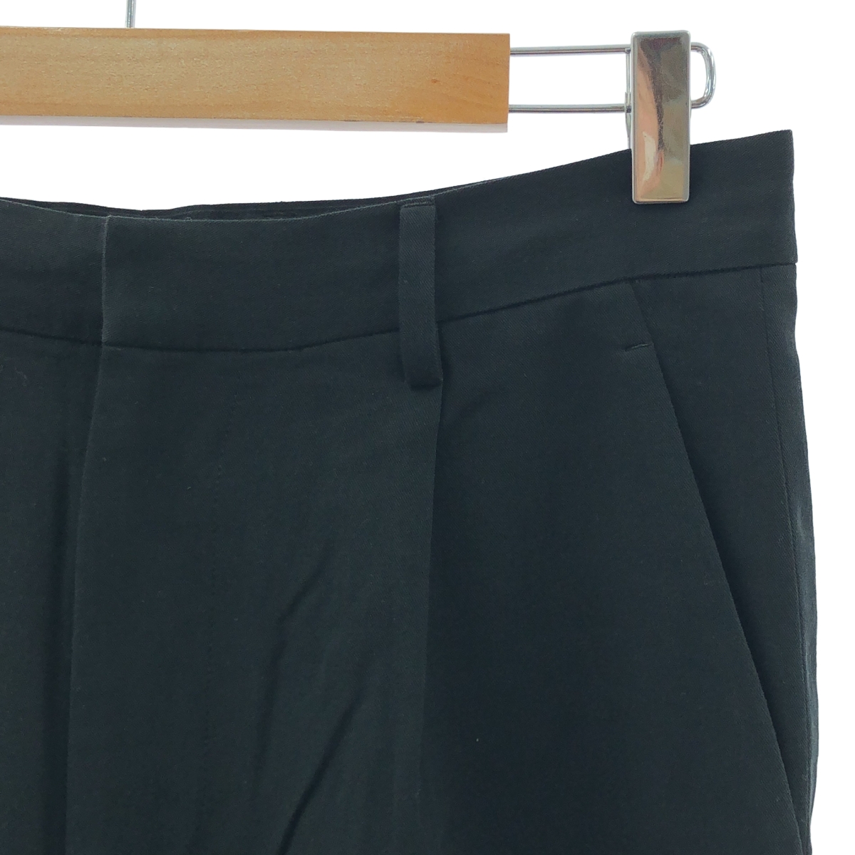 AURALEE / オーラリー LIGHT COTTON WOOL VIYELLA SLACKS / ドローストリング タック スラックス パンツ