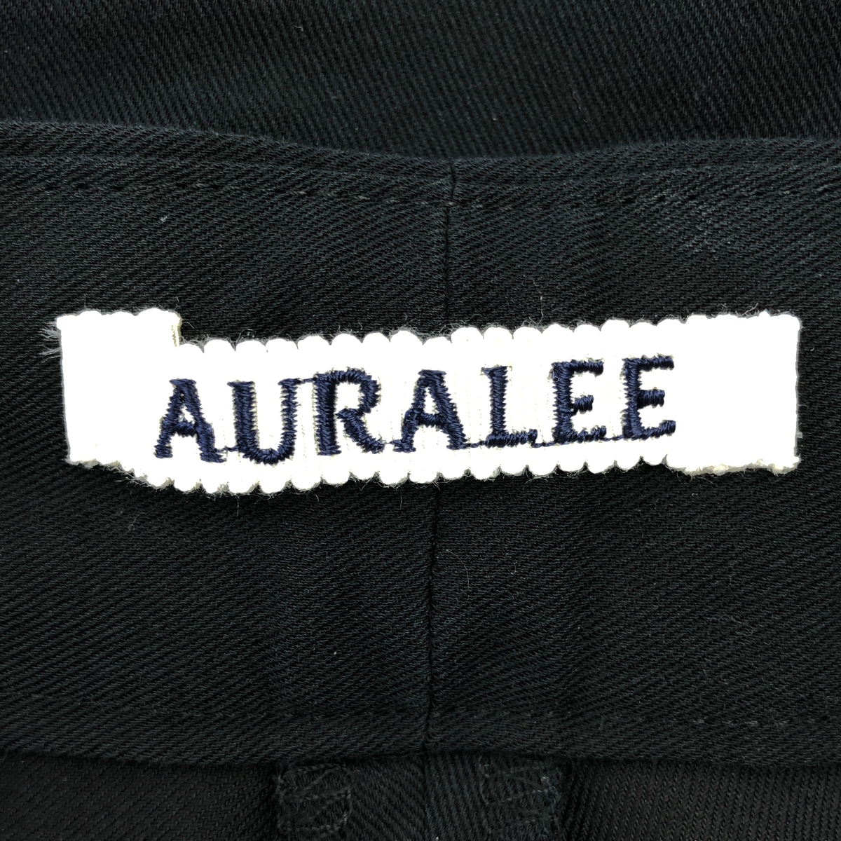 AURALEE / オーラリー LIGHT COTTON WOOL VIYELLA SLACKS / ドローストリング タック スラックス パンツ