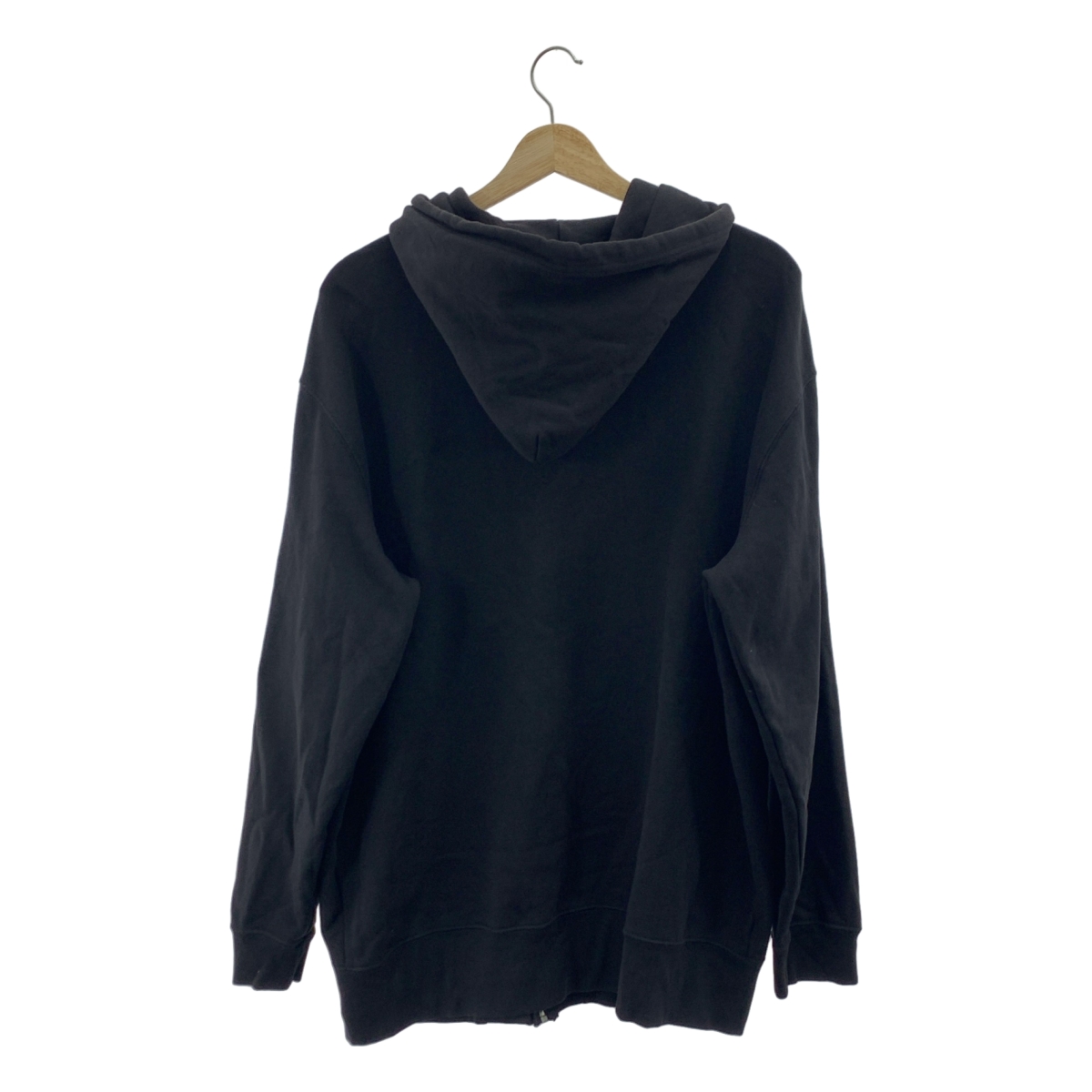 Ground Y / グラウンドワイ オーバーシルエット ロゴ フルジップ スウェット フーディ