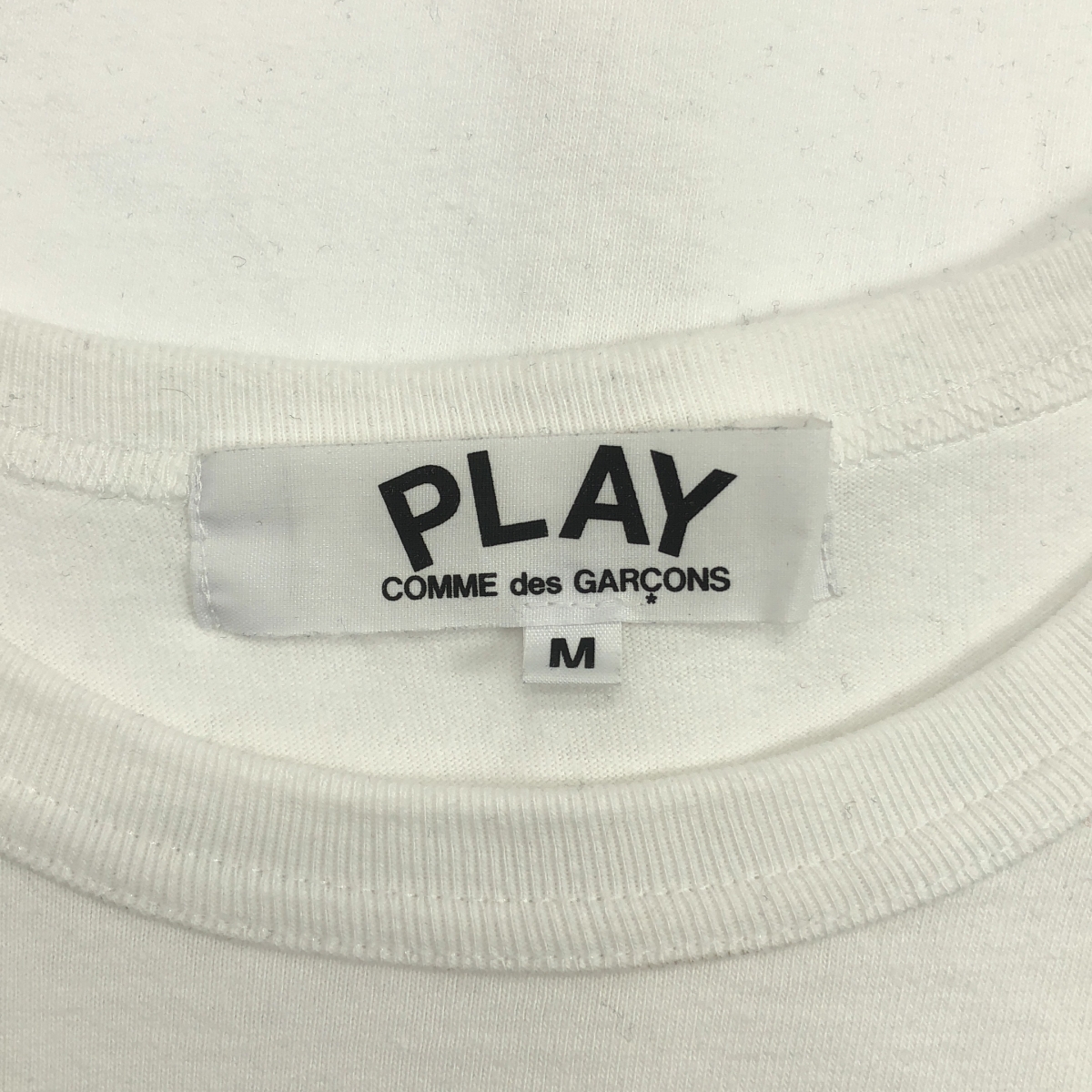 PLAY COMME des GARCONS / プレイコムデギャルソン ハート 刺しゅう 長袖Tシャツ カットソー