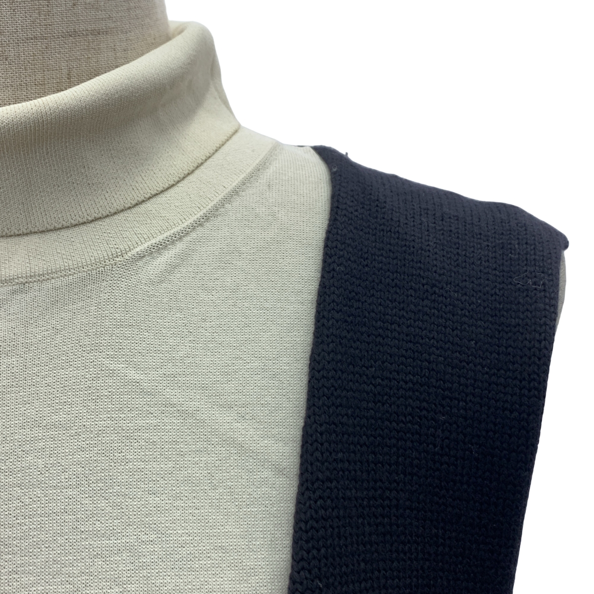 JIL SANDER / ジルサンダー レイヤード タートルネック ニット ワンピース