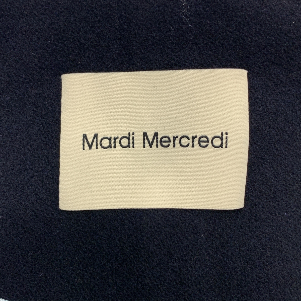 その他 ウール混 メタルボタン ノーカラージャケット