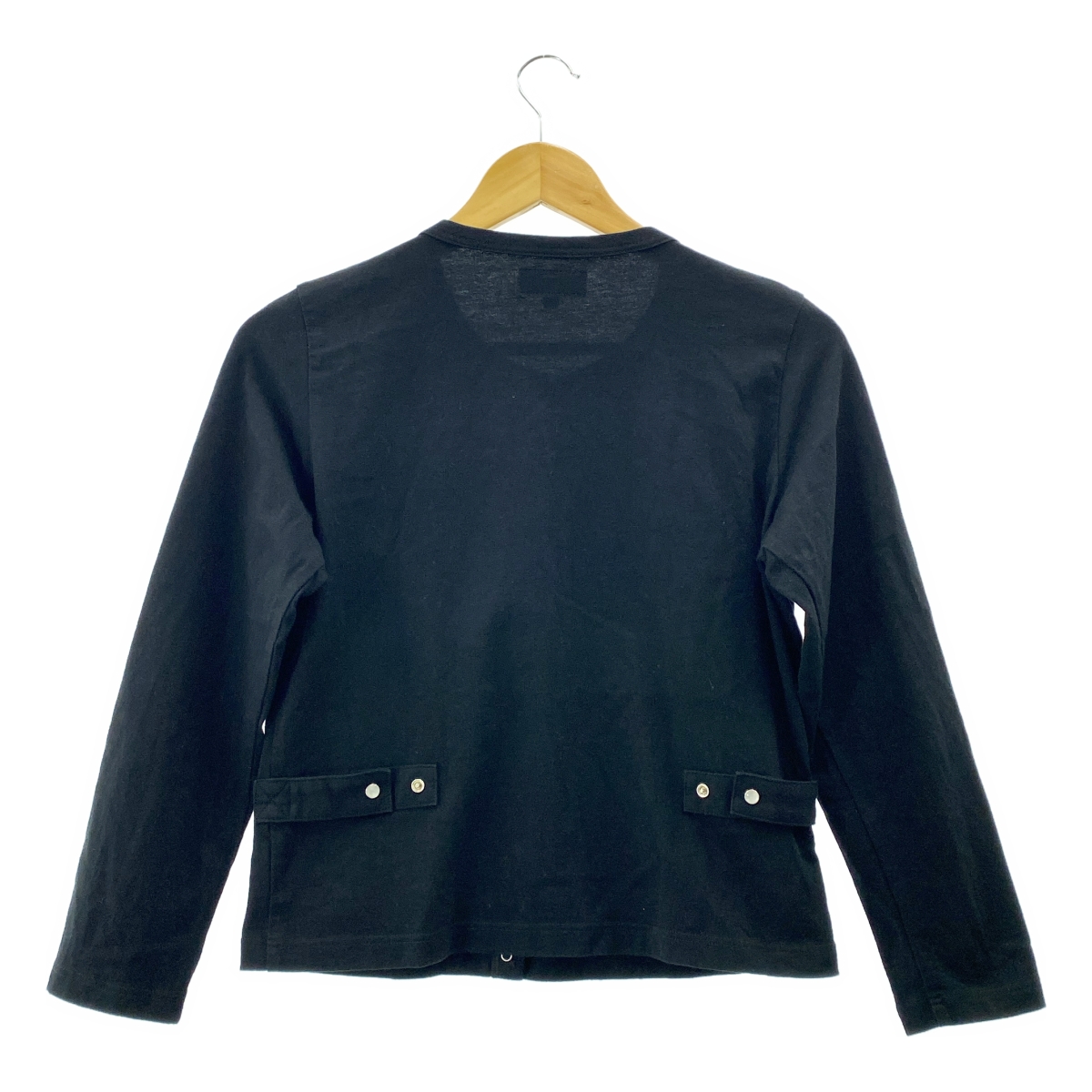 Agnes b. / アニエスベー プレッション コットン クルーネック カーディガン