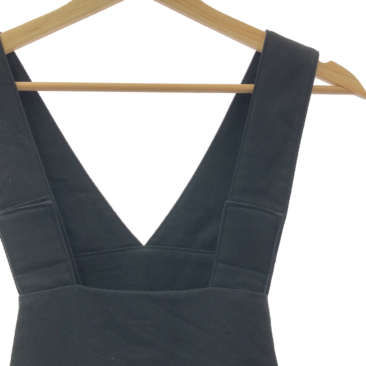 BLACK COMME des GARCONS / ブラックコムデギャルソン ポリエステルウール サロペットパンツ