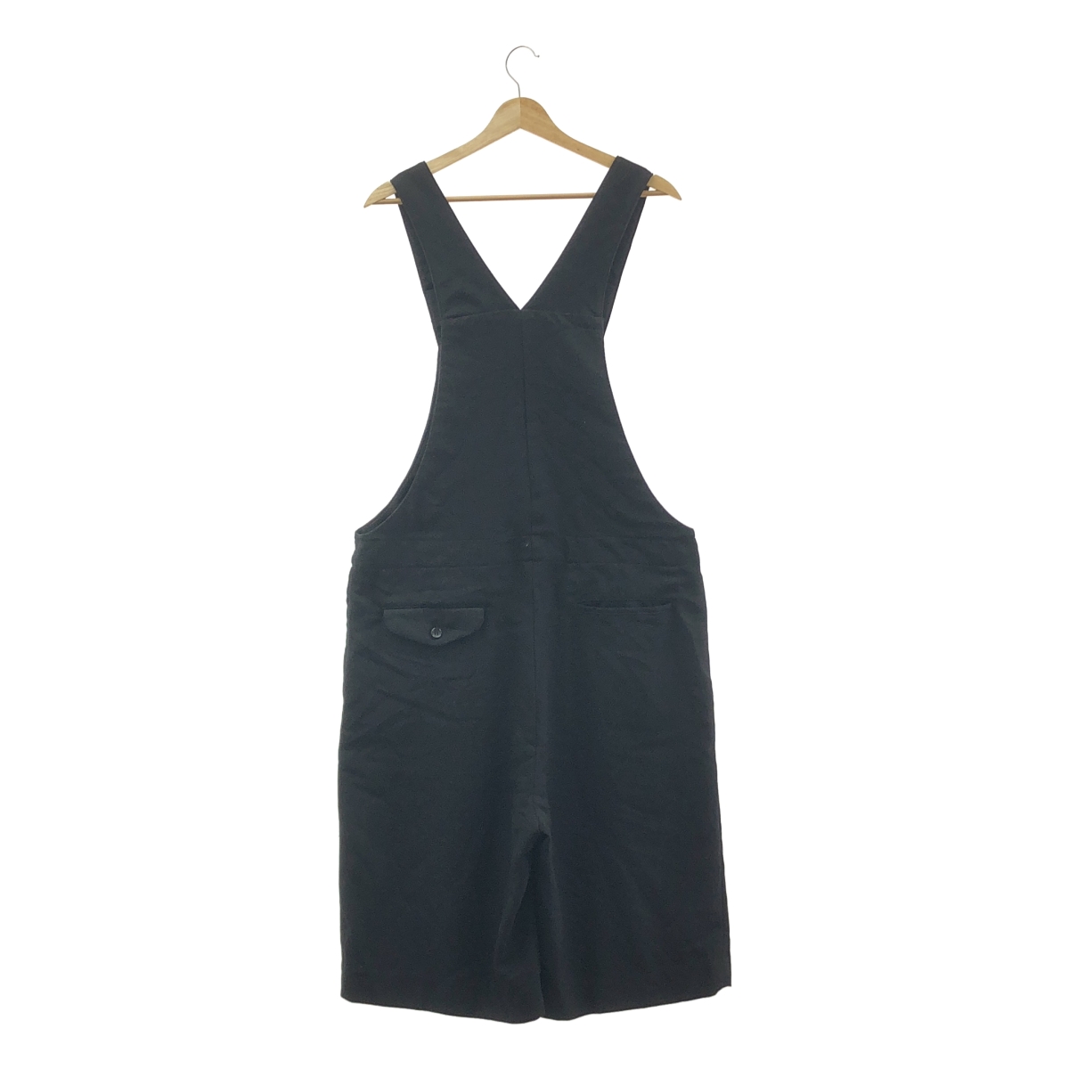 BLACK COMME des GARCONS / ブラックコムデギャルソン ポリエステルウール サロペットパンツ