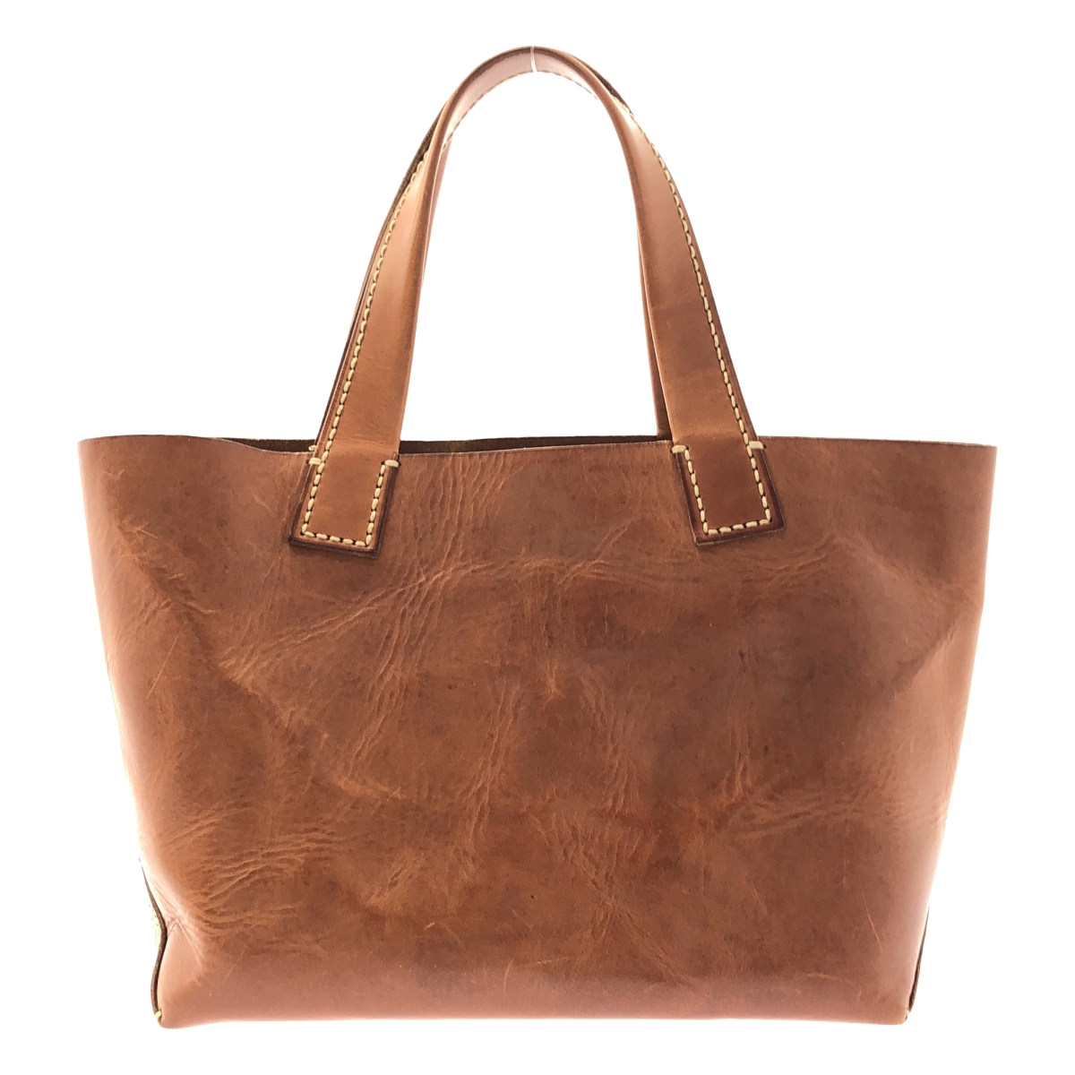 genten / ゲンテン AMANO アマーノ レザー トートバッグ M インナーポーチ付き